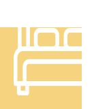 Cama confortável com roupa de cama premium